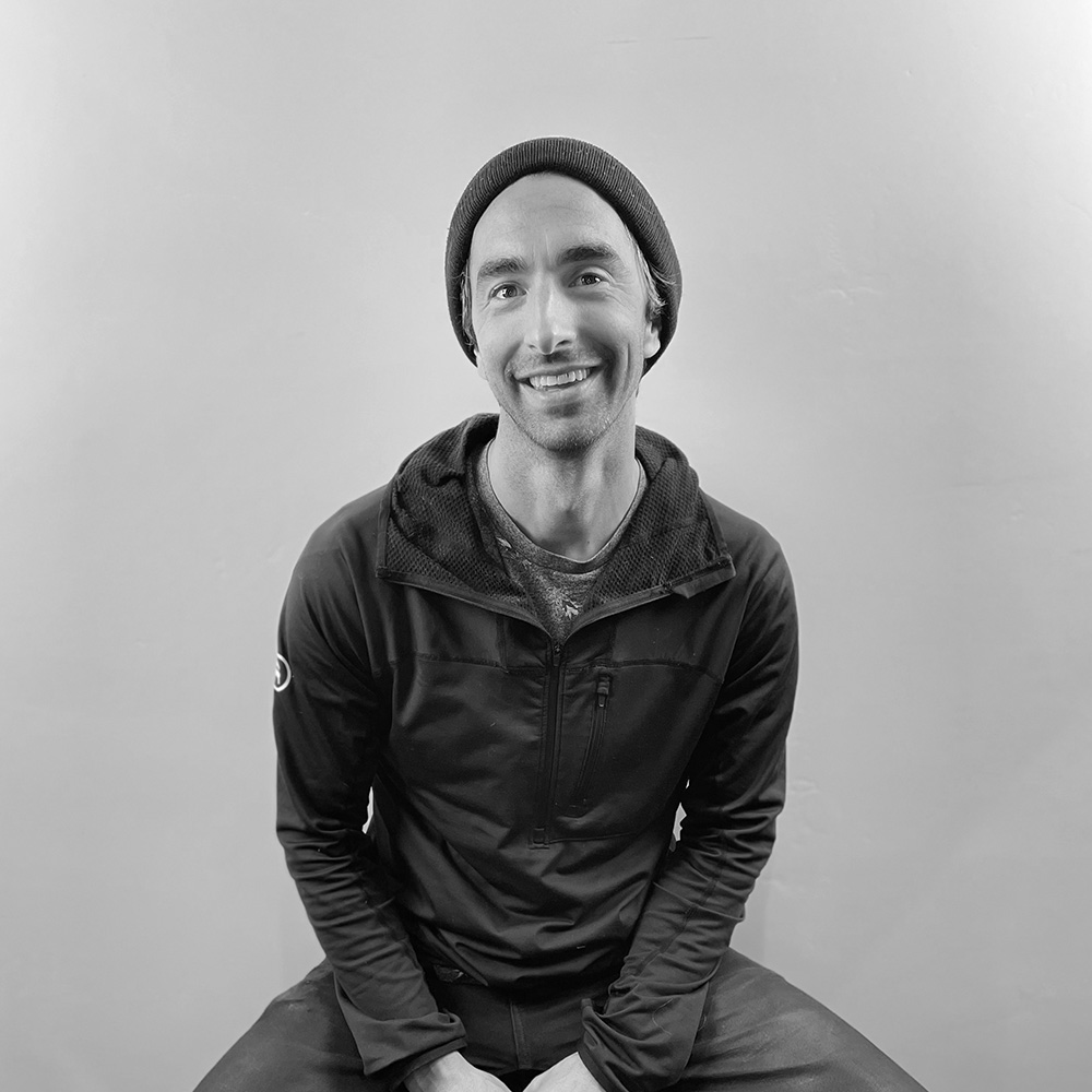 black and white portrait of me